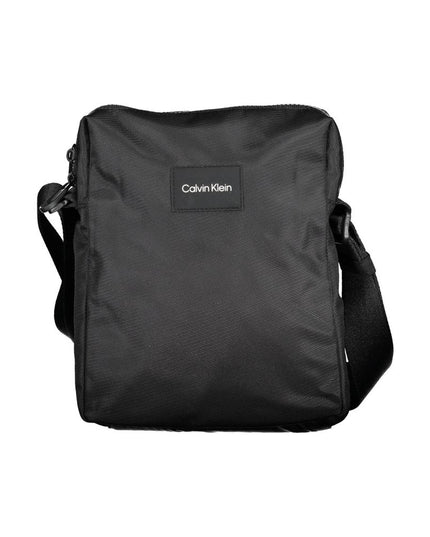 Calvin Klein "Black Polyester Mens Shoulder Bag"