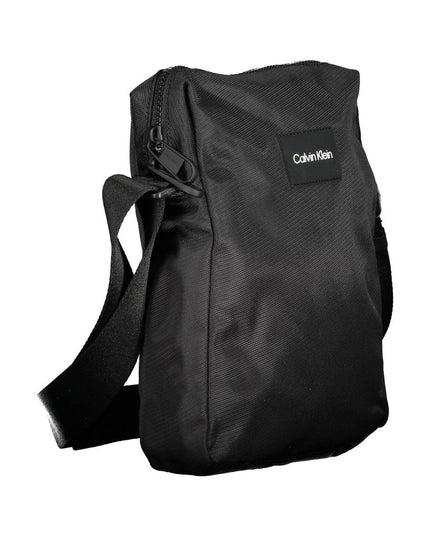 Calvin Klein "Black Polyester Mens Shoulder Bag"