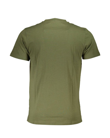 Cavalli Class Green Cotton T-Shirt