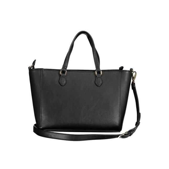 Mario Valentino Black Polyethylene Handbag