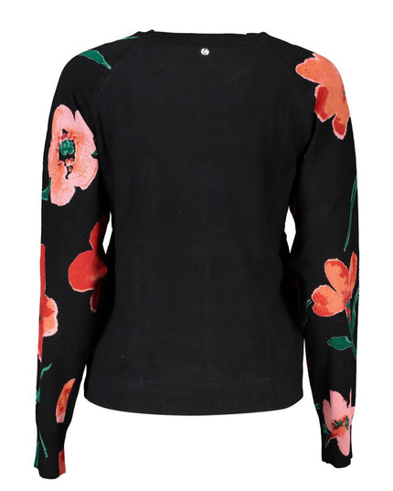 Desigual Chic Contrast Crew Neck Sweater