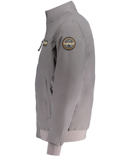 Napapijri Gray Polyamide Men Jacket