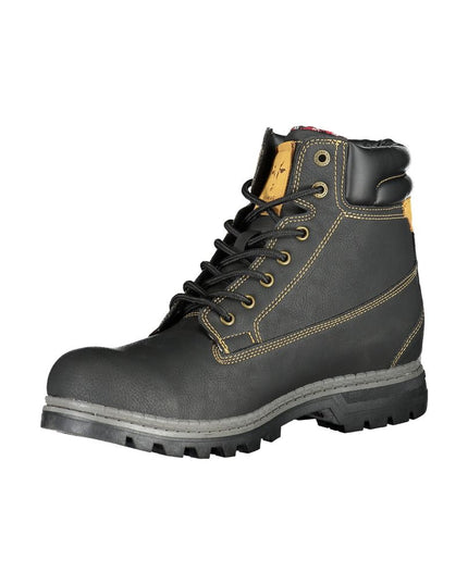 Carrera Black Polyester Mens Boot