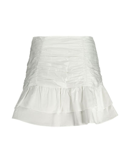 Guess Jeans White Cotton Women Skirt