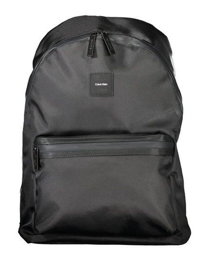 Calvin Klein Black Polyester Men Backpack