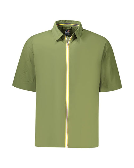 K-WAY Green Polyamide Men Jacket