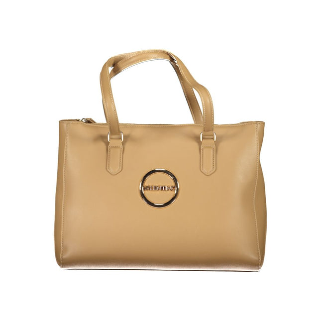 Mario Valentino Beige Polyethylene Women Handbag