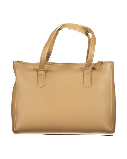 Mario Valentino Beige Polyethylene Women Handbag