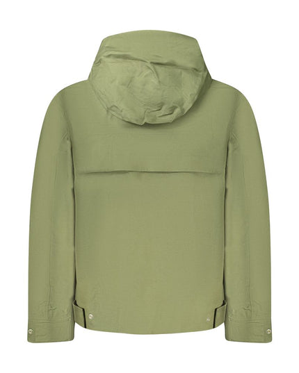 K-WAY Green Cotton Men Jacket