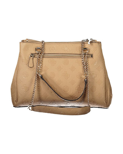 Guess Jeans Beige Polyethylene Women Handbag