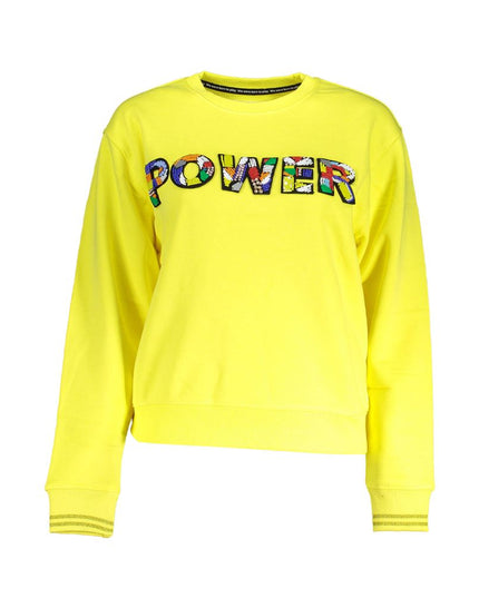 Desigual Yellow Cotton Women Sweater