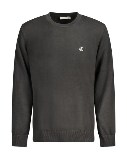 Calvin Klein Black Cotton Men Sweater
