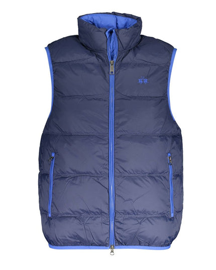 La Martina Blue Polyamide Men Jacket