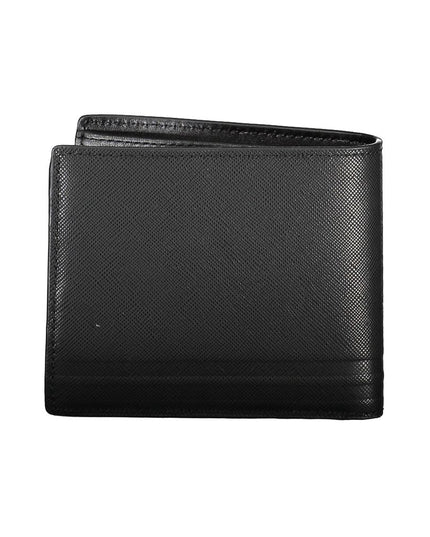 Tommy Hilfiger Black Leather Men Wallet
