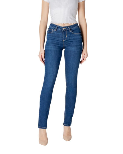 Liu Jo Blue Cotton Mom Jean