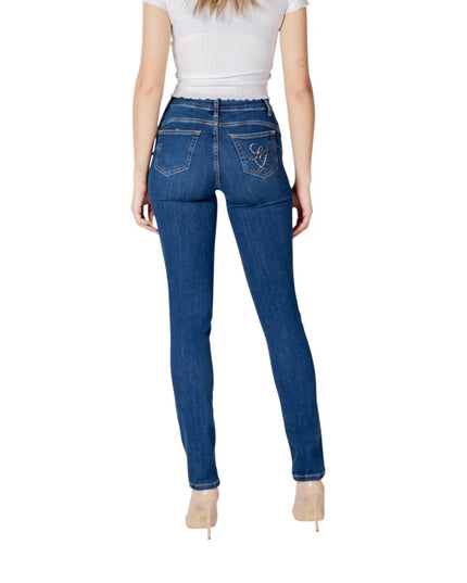 Liu Jo Blue Cotton Mom Jean