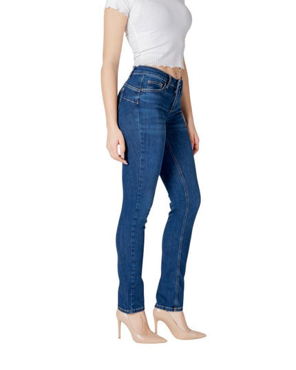 Liu Jo Blue Cotton Mom Jean