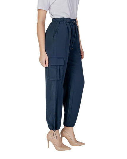 Liu Jo Blue Polyester Cargo Pants