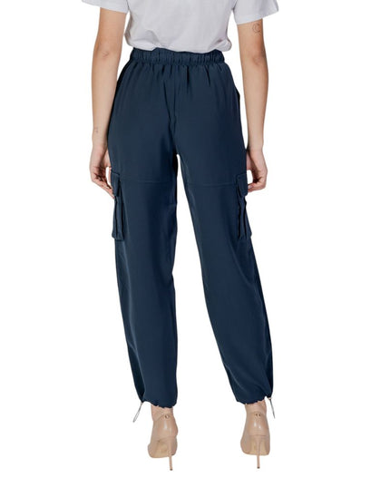 Liu Jo Blue Polyester Cargo Pants