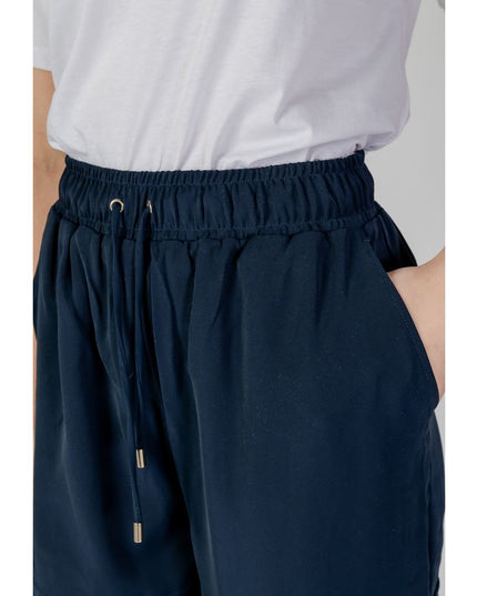 Liu Jo Blue Polyester Cargo Pants