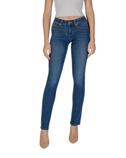 Liu Jo Blue Cotton Slim Fit Jean