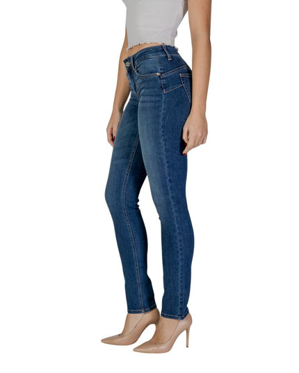 Liu Jo Blue Cotton Slim Fit Jean