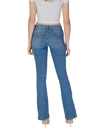 Liu Jo Light Blue Cotton Bootcut Jean