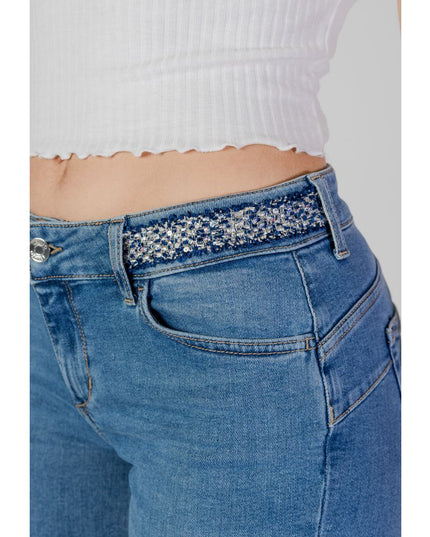Liu Jo Light Blue Cotton Bootcut Jean