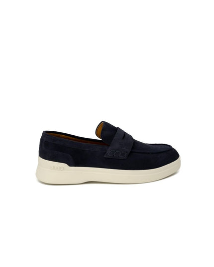 Liu Jo Blue Suede Leather Slip-On Loafers