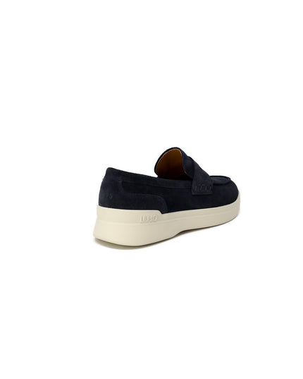Liu Jo Blue Suede Leather Slip-On Loafers