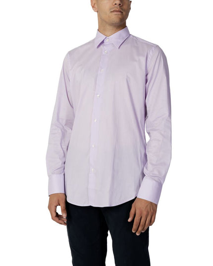 Liu Jo Purple Cotton Dress Shirt