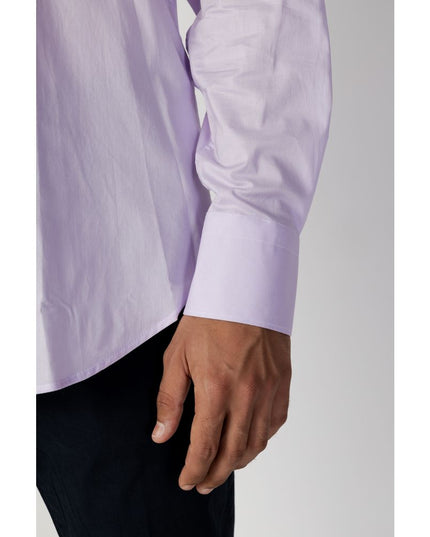 Liu Jo Purple Cotton Dress Shirt