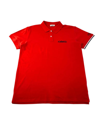 Iceberg Red Cotton Men Polo Shirt