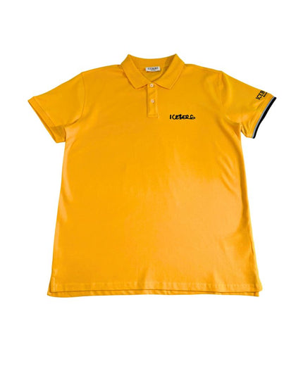 Iceberg Yellow Cotton Men Polo Shirt