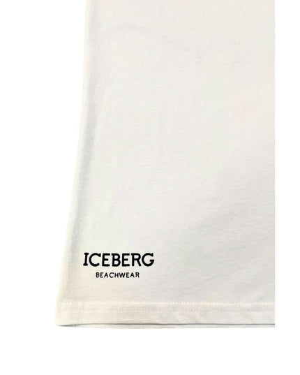 Iceberg White Cotton Men T-Shirt