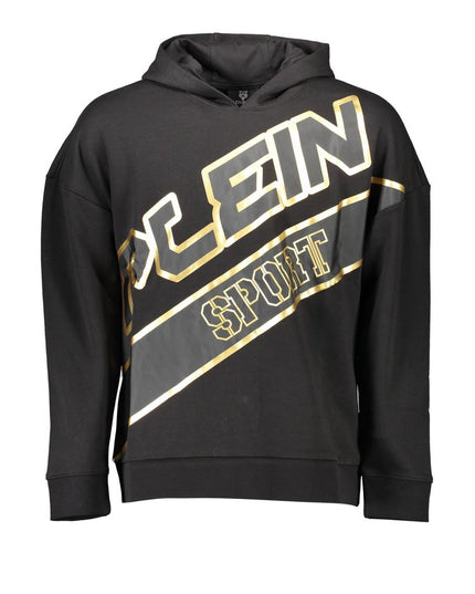Plein Sport Black Cotton Men Sweater