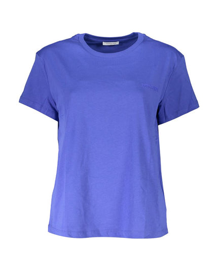 Patrizia Pepe Blue Cotton Women T-Shirt