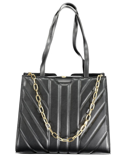 Mario Valentino Black Polyethylene Handbag