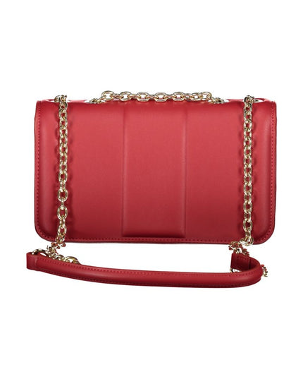 Mario Valentino Red Polyethylene Women Handbag
