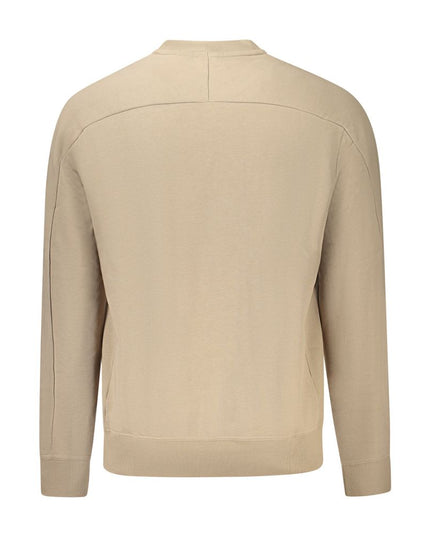 Hugo Boss Beige Cotton Men Sweater