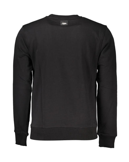 Cavalli Class Black Cotton Men Sweater