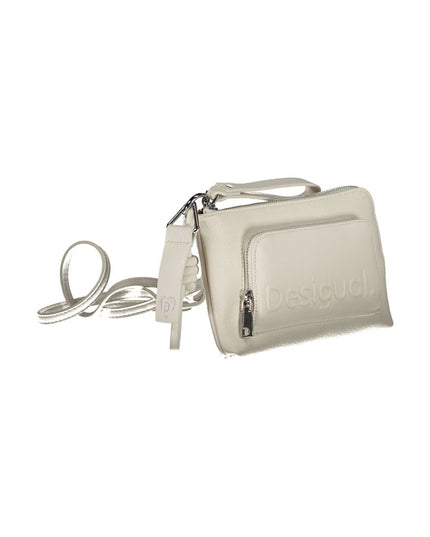 Desigual White Polyethylene Handbag
