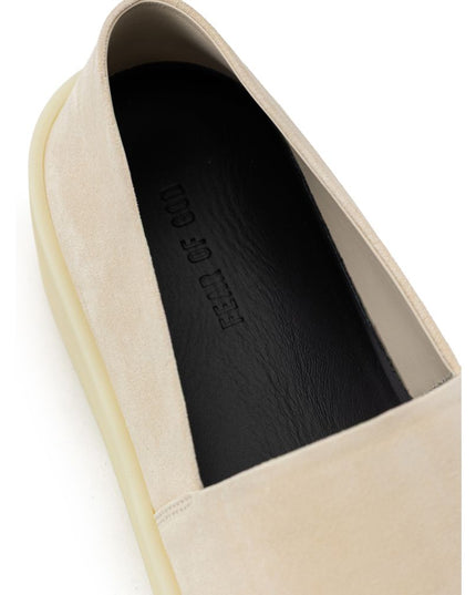 Fear Of God Beige Leather Slip-On Loafer