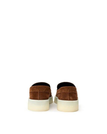 Fear Of God Brown Leather Slip-On Loafer