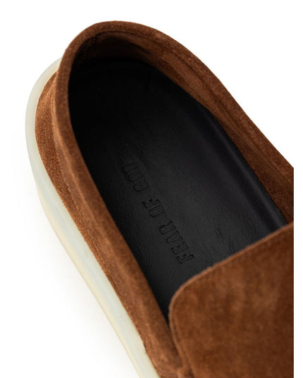 Fear Of God Brown Leather Slip-On Loafer