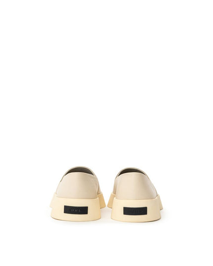 Fear Of God Beige Leather Slip-On Loafer