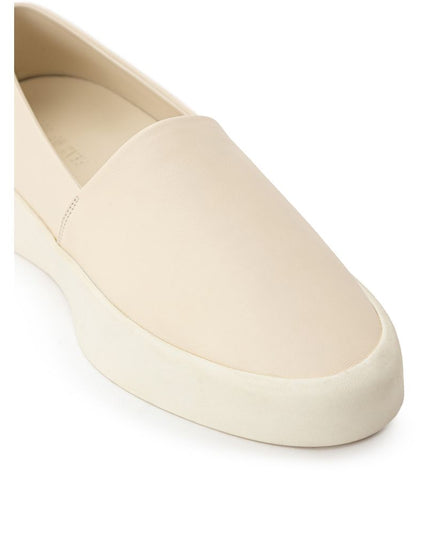 Fear Of God Beige Leather Slip-On Loafer
