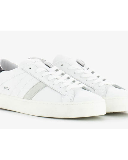 D.A.T.E White Leather Sneaker