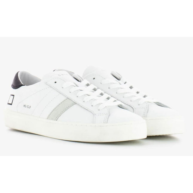 D.A.T.E White Leather Sneaker