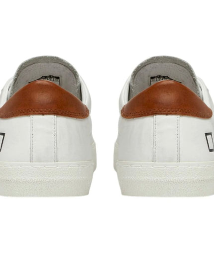 D.A.T.E White Leather Sneaker